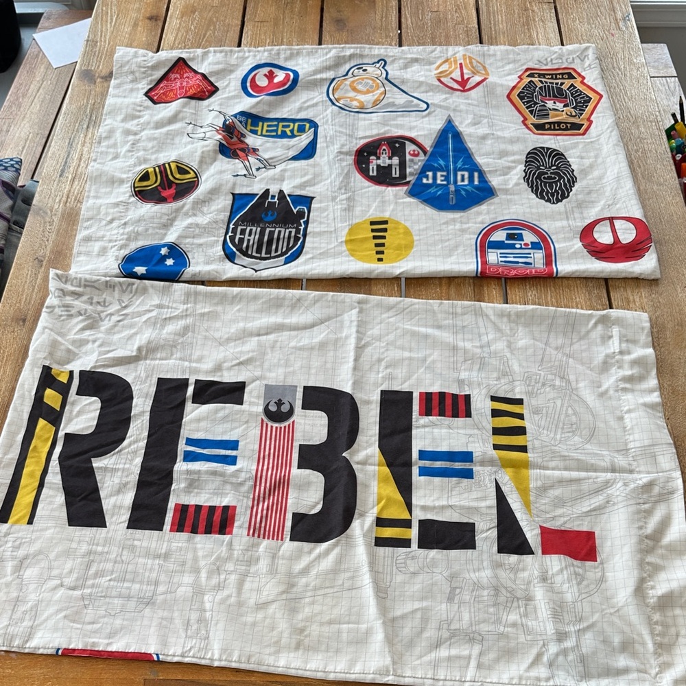 Star Wars Rebel Pillowcase Set - Multicolor